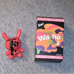 Kidrobot Andy Warhol Dunny Series 2 - Giant Size $1.57, Open Box.